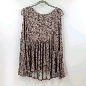American eagle soft and sexy cold shoulder blouse
